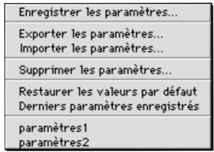 NIKON SCAN 2 - Chargement de paramètres depuis le menu Paramètres - 1