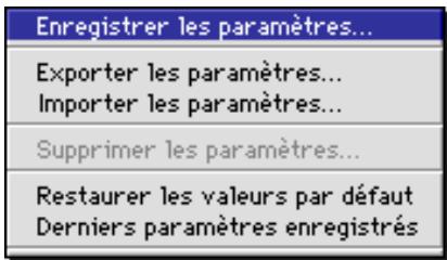 NIKON SCAN 2 - Ajout de paramètres au Menu Paramètres - 1