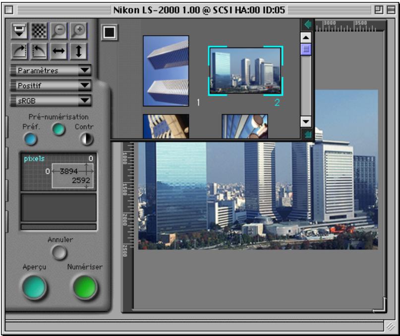NIKON SCAN 2 - Permutation et basculement de vues miniatures - 1