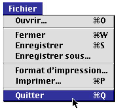 NIKON SCAN 2 - Étape 12—Quitter Nikon Scan - 1