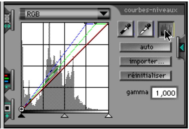 NIKON SCAN 2 - Échantillonnage du point blanc - 1