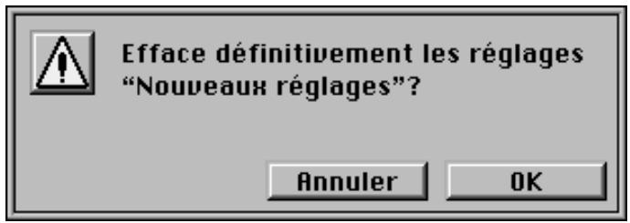 NIKON SCAN MACINTOSH - Effacer des réglages - 2