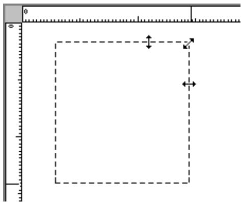 NIKON SCAN MACINTOSH - Changer la taille du cadre - 1