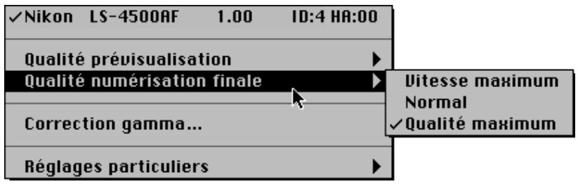 NIKON SCAN MACINTOSH - B.3 Qualité de la numérisation finale - 1