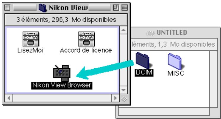 NIKON VIEW 3 - Visualisation des fischiers images à partir d'un lecteur de carte - 3