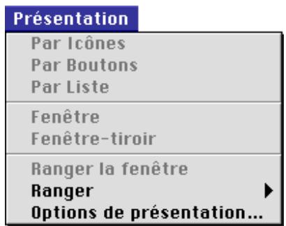 NIKON VIEW 3 - Le menu Présentation - 1