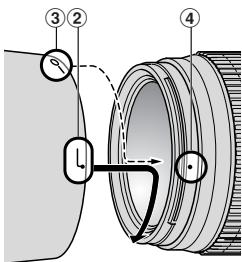 NIKON AF-S VR ZOOM-NIKKOR 70-300MM F-4.5-5.6G IF-ED - Instalación de la visera - 1