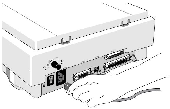 NIKON AX-210 - Connecter le cordon secteur - 1