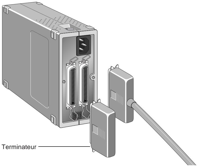 NIKON LS-1000 - Connecter le câble SCSI - 2