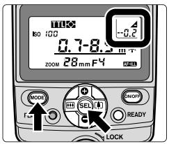 NIKON SB-80DX - Indication du niveau de sous-exposition - 1