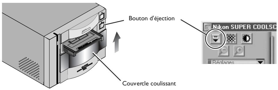 Bouton d'éjection Couvercle coulissant Nikon SUPER COOLSC Rélanes