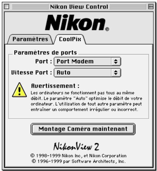 NIKON VIEW 2.5 - Installation de l'appareil photo - 2