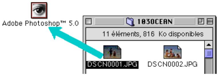 NIKON VIEW 2.5 - Ouverture d/images selectionnées par glisser-deplacer - 1