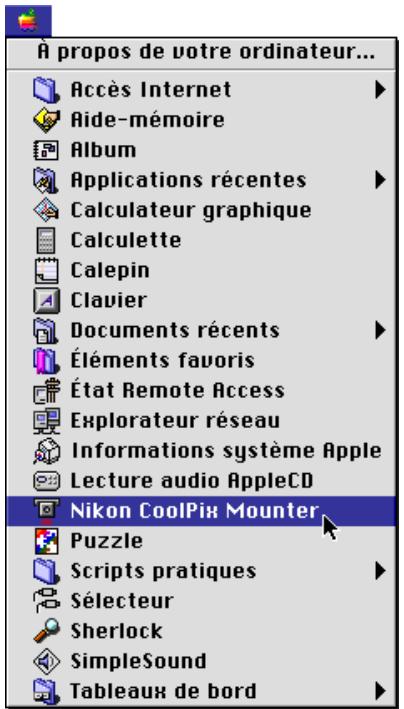 NIKON VIEW 2.5 - Installation de l'appareil photo sans modifier les réglages de port et d'options - 1