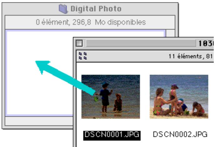 NIKON VIEW 2.5 - Copie d'images sur le disque dur - 1