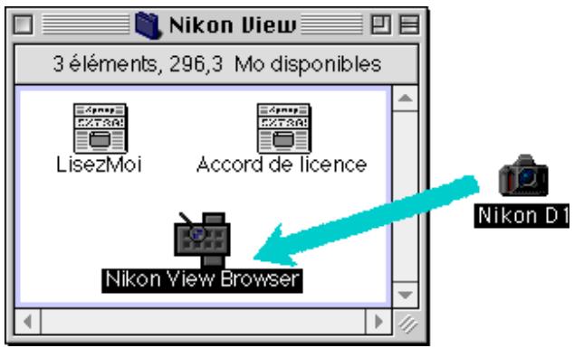 NIKON VIEW DX - Autre méthode de démarrage de Nikon View Browser - 1