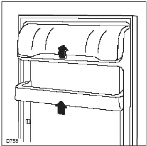 FAURE FBA6160A - Balconnets de la contre-porte - 1