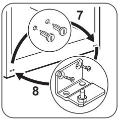 FAURE FRB36102WA - Réversibilité de la porte - 4