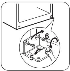 FAURE FRB36102WA - Réversibilité de la porte - 3