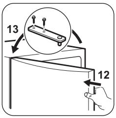 FAURE FRB36102WA - Réversibilité de la porte - 6