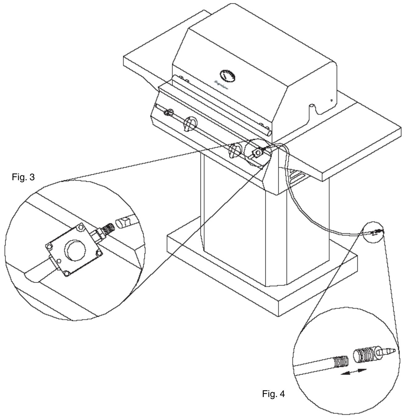 AEG-ELECTROLUX FD26LKEC - INSTALLATION DU DÉTENDEUR POUR LE GAZ NATUREL - 1