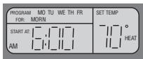 AEG-ELECTROLUX LUX 605 - PROGRAMMATION DU THERMOSTAT - 3