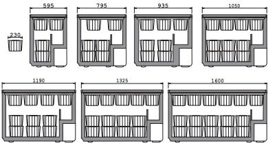 AEG-ELECTROLUX ECN21105W - Paniers de stockage - 2