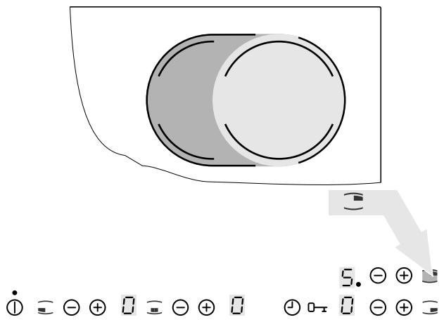 AEG-ELECTROLUX EHS8680XHIC9064B - Switch off the outer heating ring - 2
