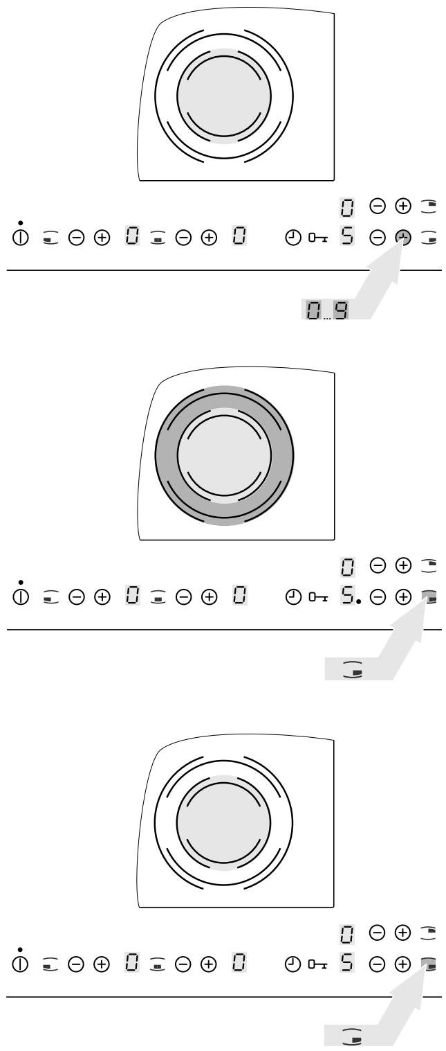 AEG-ELECTROLUX EHS8680XHIC9064B - Switch off the outer heating ring - 1