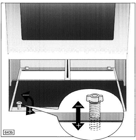 AEG-ELECTROLUX COMPETENCE 1052F-W - Pieds régables - 1