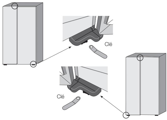 AEG-ELECTROLUX ENL60810X - Réglage de l'alignement de la porte - 3