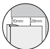 AEG-ELECTROLUX ENL60810X - Freiräume um das Kuhlgerät herum - 1