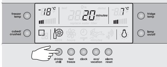 AEG-ELECTROLUX ENL60810X - Timer di raffreddamento bevande - 1