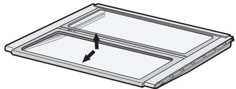 AEG-ELECTROLUX ENL60810X - Per ridurre la profondità del ripiano: - 1