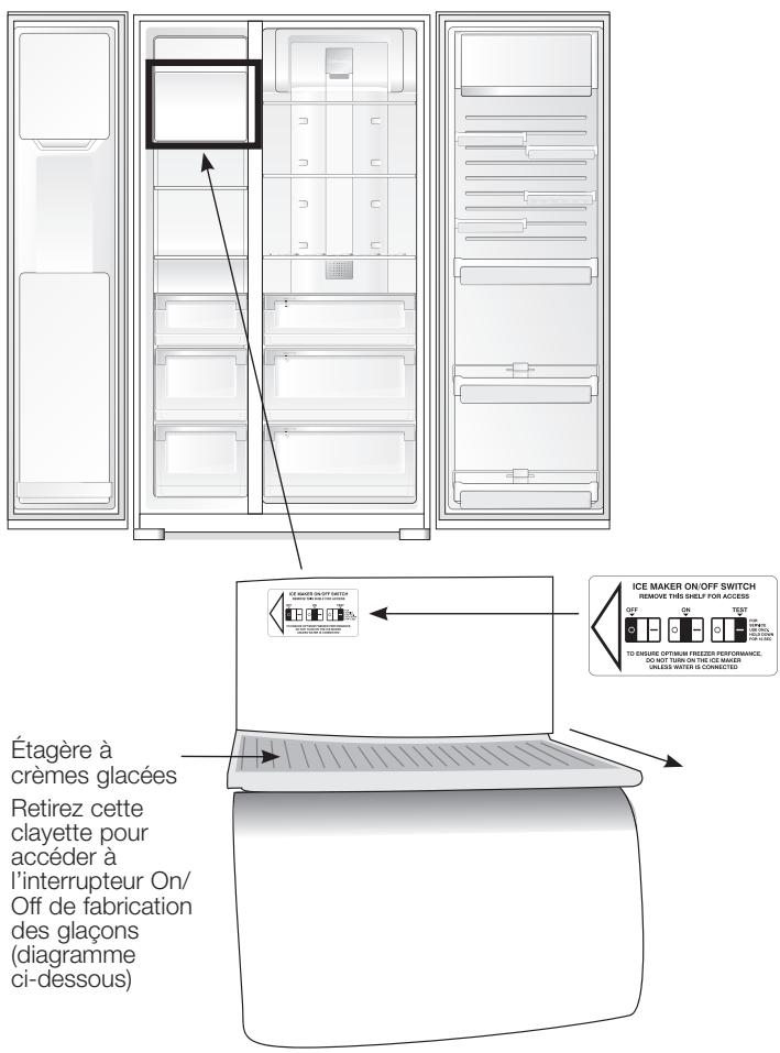 AEG-ELECTROLUX ENL60810X - Mise en marche du distributeur de glaçons - 1