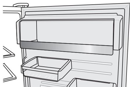 AEG-ELECTROLUX ENL60810X - Compartiment à laitages - 1