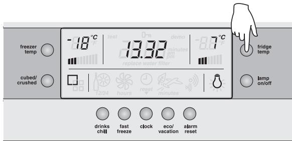 AEG-ELECTROLUX ENL60810X - Modifica della temperatura della cella refrigerante - 1