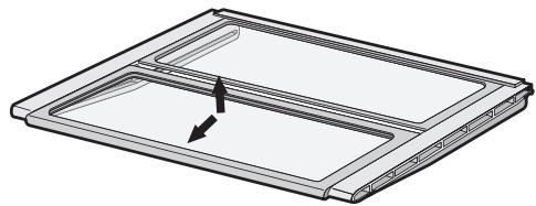 AEG-ELECTROLUX ENL60810X - - To collapse the shelf: - 1