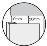 AEG-ELECTROLUX ENL60810X - Clearances around your refrigerator - 1