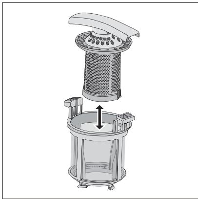 AEG-ELECTROLUX F65401IM0P - De filters verwijderen en reinigen - 2