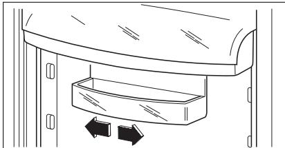 AEG-ELECTROLUX SU 86000-6I - Positioning the door shelves - 1