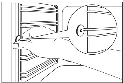 AEG-ELECTROLUX FEH60P2101 - Rimozione dei supporti ripiano - 1