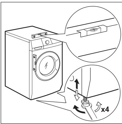AEG-ELECTROLUX L88489FL2 - PLAATSING EN WATERPAS ZETTEN - 1