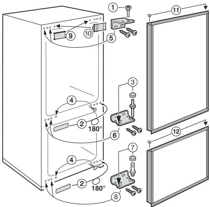 AEG-ELECTROLUX EK26010LISW - Türanschlag wechseln - 1