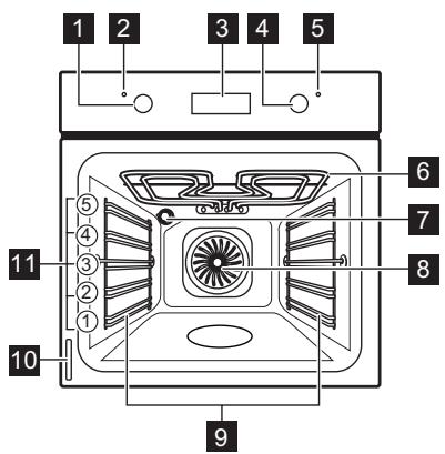 AEG-ELECTROLUX EOB3410AOX - DESCRIPTION DE L'APPAREIL - 1