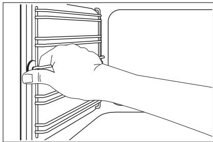 AEG-ELECTROLUX EOB3410AOX - Verwijderen van de inschuifrail - 1