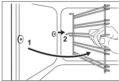 AEG-ELECTROLUX EOB3410AOX - Verwijderen van de inschuifrail - 2