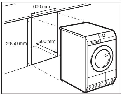 AEG-ELECTROLUX TWGL5E201 - INSTALLATION SOUS UN PLAN DE TRAVAIL - 1