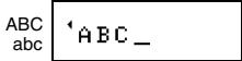 BROTHER P-TOUCH GL100 - Commutation MAJUSCULE / MINUSCULE - 3