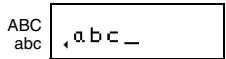 BROTHER P-TOUCH GL100 - Commutation MAJUSCULE / MINUSCULE - 4